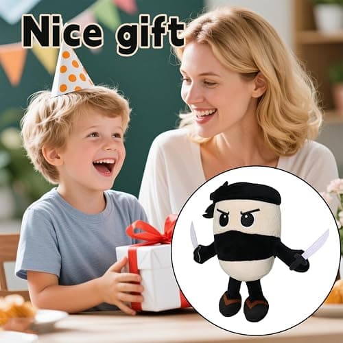 Italian Brainrot Plush, 9.8inch Cappuccino Assassino,Cute Stuffed Figure Doll for Kids and Adults Inspired Plush Toy thumbnail 7