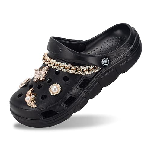 PIMIO Garden Clogs for Women and Men,Slip On Work Shoes with Arch Support,Womens Mens Quick-Dry Water Shoes Casual Sandals,Comfortable Slippers thumbnail 4