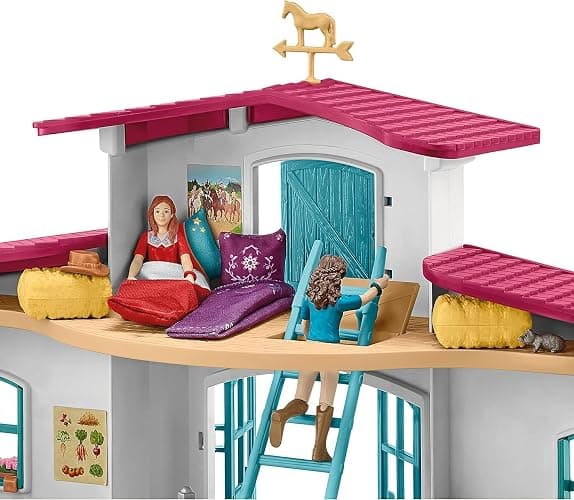 Schleich Horse Club - 115Pc Lakeside Riding Center - Kids Ages 5+ | 42567 | Horse Figurine, Equestrian Toy for Girls 5+, Realistic Horse Toy, Screen-Free Imaginative Pretend Play, Party Gifts thumbnail 4