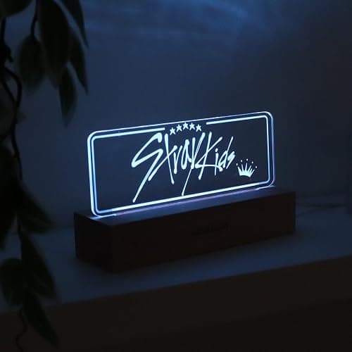 MEMELIGHT Stray Kid.s Night Light, Kpop Merchandise, Korean Idol Lamp for Stay, 7RGB Color, Dimmer, 8.3 x 4.2 x 1.7 thumbnail 6