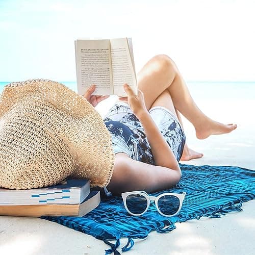 Women Straw Hat Wide Brim Beach Sun Cap Foldable Large Lady Floppy 100% Natural Paper Braided for Travel Decoration Summer Vacation Soft Lightweight and Breathable (Beige) thumbnail 7