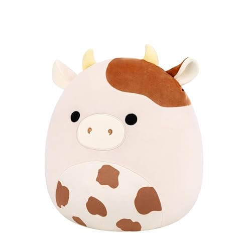 Squishmallows Original 14in Nightingale The Brown Cow with Spots – Official Jazwares Plush (Large) thumbnail 4
