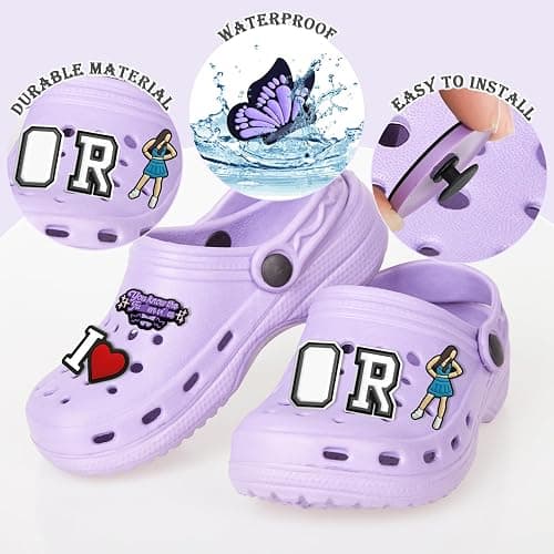 pupvus 20Pcs for Singer merch, Music-Themed Shoe Charms for Clogs & Shoes with Holes - Decorative Accessories for Beach Parties, Cute Gifts for Girls, Boys, Women (20 Charms Set) thumbnail 3