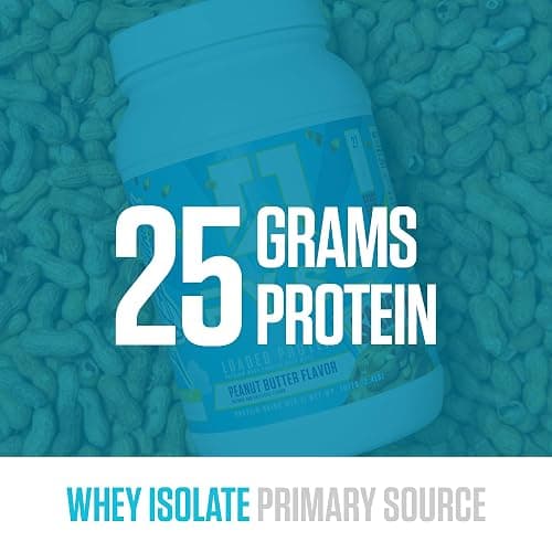 RYSE Loaded Protein Powder - Skippy Peanut Butter - 25g Whey Protein Isolate & Concentrate with Prebiotic Fiber & MCTs - Low Carb, Low Sugar, Digestive-Friendly - 27 Servings / 2 lb Tub thumbnail 4