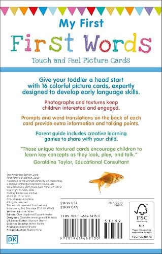 My First Touch and Feel Language Picture Cards: First Words (My First Board Books) thumbnail 2