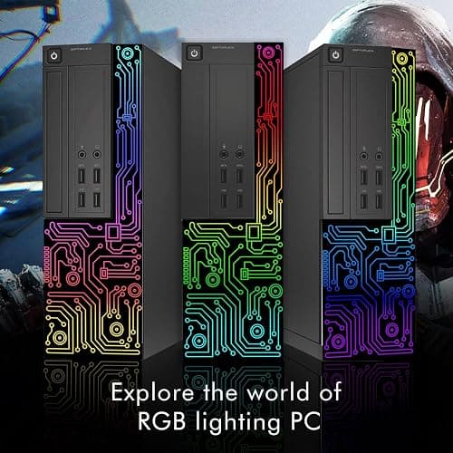 Dell Gaming OptiPlex Desktop RGB Computer PC, Intel Core i7, GeForce GT 1030 2GB GDDR5, 16GB RAM, 512GB SSD, 24 Inch HDMI Monitor, Keyboard Mouse and Headset, WiFi, Windows 10 Pro (Renewed) thumbnail 3