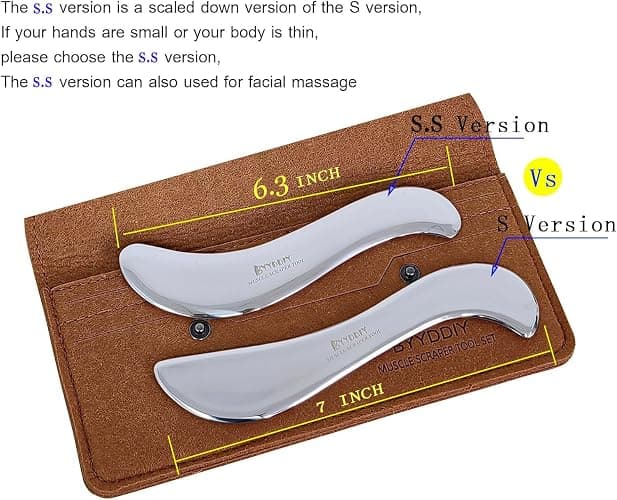 Stainless Steel Graston IASTM (Gua Sha) Tool  thumbnail 3