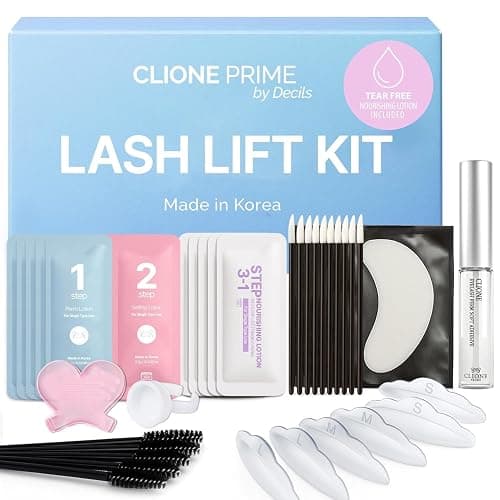 Korean Lash Lift Kit - 5 Sets At Home Eyelash Perm Kit with Upgraded Glue, Eyelash Lift, DIY Lash Perm Easy for Beginner & Professional, Semi Permanent Perming Wave Suitable For Salon & Home - Image 1