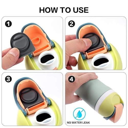 Rubber Seal Replacement Stopper,Silicone Cap Insert, Compatible with Owala Freesip Spout Lid-4 Pack Gasket Stopper Replacement Parts thumbnail 4