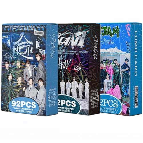 KPOPBP 3 Pack/180 PCS Photocards 96 PCS Stickers ATE Album JJAM Cards Kpop Giant SKZHOP HIPTAPE 合(hop) Lomo Card Set Gift Merch for SKZ Boys and Girls - Image 1