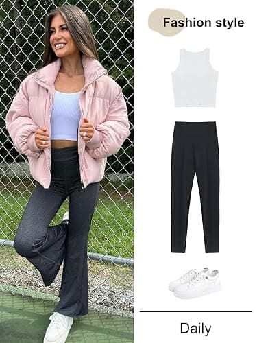 Gihuo Women’s Winter Cropped Puffer Jacket Coat Short Warm Quilted Jacket 2026 thumbnail 5