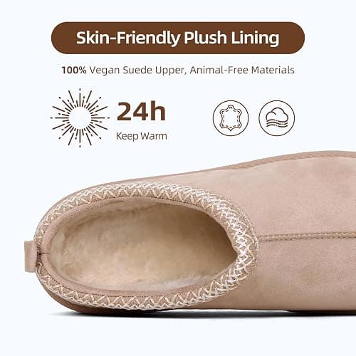 LUNATECH Womens Slippers Warm Winter Slippers Mules Platform Fluffy Slippers Fur Slipper Outdoor Thermal House Shoes For Ladies thumbnail 4