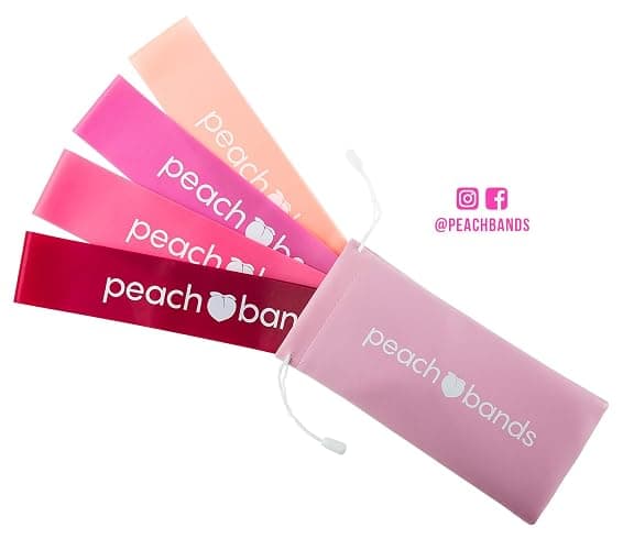 Peach Bands Resistance Bands Set - Exercise Workout Bands for Legs and Butt thumbnail 5