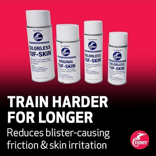 Cramer Tuf-Skin Pre Tape Spray, Firm Adhesive Base to Secure Gymnasts Clothing, Underwrap & Kinesiology Tapes, Long Lasting Hold, Prevents Blisters, Athletic Training Supplies, Colorless thumbnail 2
