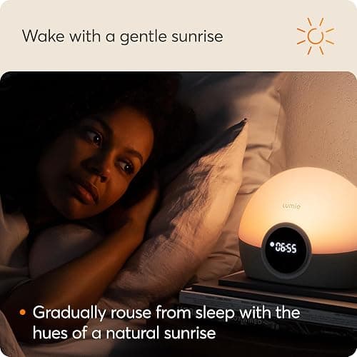 Lumie Bodyclock Spark 100 - Wake-up Light Alarm Clock with Sleep Sunset, white/off-white thumbnail 5