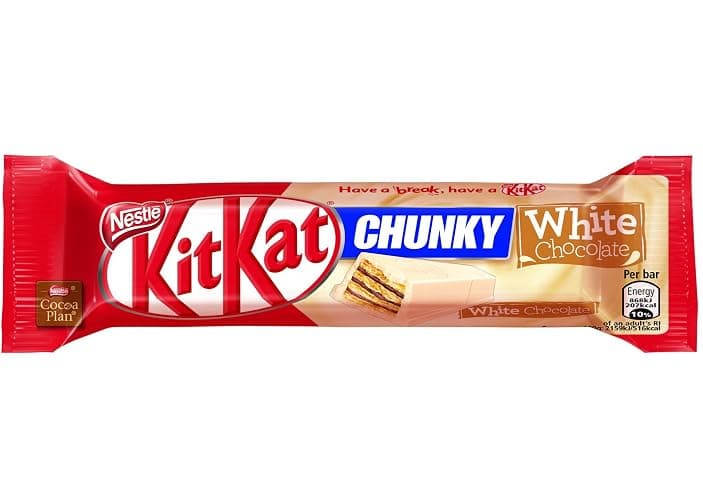 KITKAT Chunky White Chocolate Bar, Pack of 24 thumbnail 6