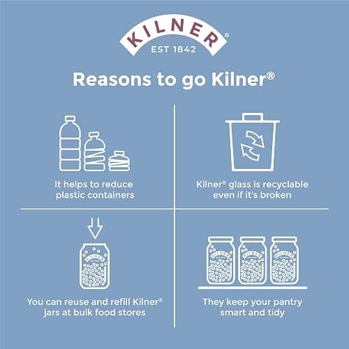 Kilner Vintage Glass Butter Churn; Delicious Homemade Butter in as Little as Ten Minutes; Large 34-Fluid Ounce Capacity Butter Churner, 1 EA thumbnail 11