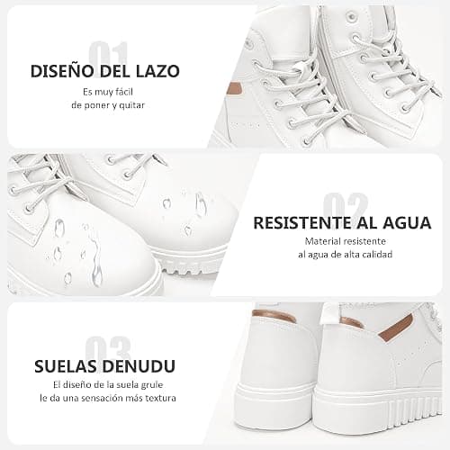 GLAMORA Bottines d'hiver pour femme imperméables et thermiques avec semelle antidérapante et doublure chaude en fourrure, confortables et légères, idéales pour la ville, le travail ou les activités de thumbnail 7