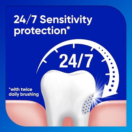 Sensodyne Extra Whitening Sensitive Teeth and Cavity Prevention Whitening Toothpaste, Amazon Exclusive, Cool Mint, 4 Ounces, 4 Count thumbnail 6