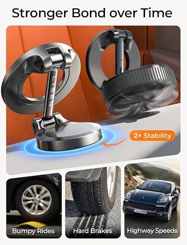 LISEN for MagSafe Car Mount for iPhone 17 Pro Max [24 Strong Magnets] Classic Magnetic Phone Holder for Car Dashboard Magnet Phone Mount Car Cell Phone Holder for iPhone 17 Pro Max Air 16 15 14 13 12 thumbnail 6