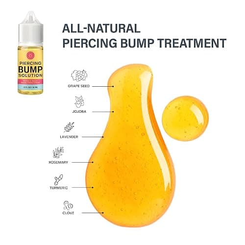 BASE LABORATORIES Piercing Keloid Bump Duo, Bump Solution Oil & Removal Gel | Keloid Shrinking Set, Ear Scar Treatment, Nose Keloid Bump, Scar Gel, Piercing Bump Solution Oil thumbnail 7