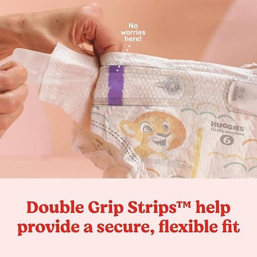Huggies Size 5 Diapers, Little Movers Baby Diapers, Size 5 (27+ lbs), 104 Count, Packaging May Vary - Size 5 - 104 thumbnail 8