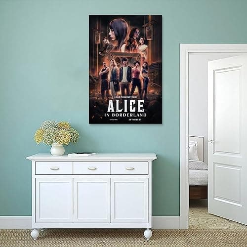 YAWRGJWRG Alice in Borderland 2020（1） Posters Decorative Aesthetic Canvas Poster Wall Art Decor Living Modern Family Bedroom Music Movie Poster 12x18inch(30x45cm) Unframe-style thumbnail 4