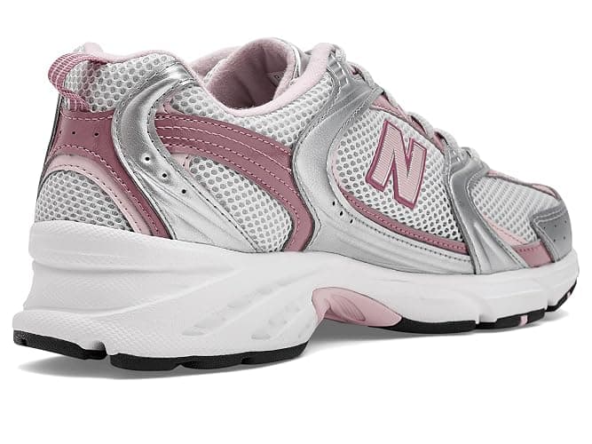 New Balance 530 Unisex Running Inspired (U53022Q) (Silver Metallic/Rosewood) thumbnail 3