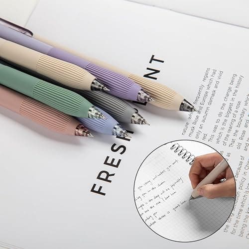 Linbsunne Gel Pens Black Ink Pens for Office 0.5mm Fine Point Pens Smooth Writing Retractable Work Pen (18-count) thumbnail 6