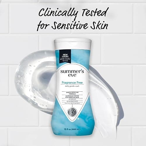 Summer's Eve Fragrance Free Gentle Daily All Over Feminine Body Wash, Removes Odor, Feminine Wash pH Balanced, 15 fl oz (Pack of 2) thumbnail 6
