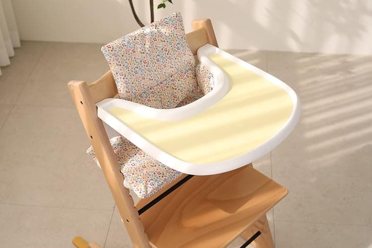 Gembebe Waterproof Cotton Cushion Set, Stokke Tripp Trapp Compatible, 100% Cotton, Flower Garden, 12.0x16.5 inches, 49.5 Counts thumbnail 9