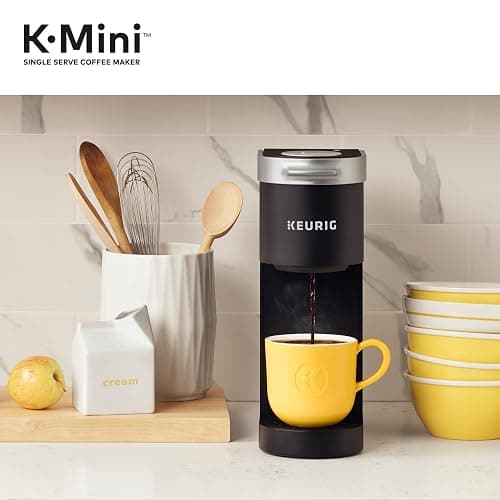 Keurig K-Mini Single Serve K-Cup Pod Coffee Maker, 6 to 12oz Brew size, with Cord Storage, Perfect for Small Spaces, Black thumbnail 2