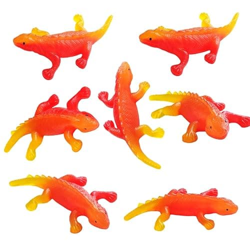 YIWLFQH 5 PCS Super Sticky Gradient Color Series Cute Soft Lizard Mochi Squishy Toys,Fidget Toys,Stress Relief Squeeze Toys,Gift Collection Kids Toys thumbnail 3