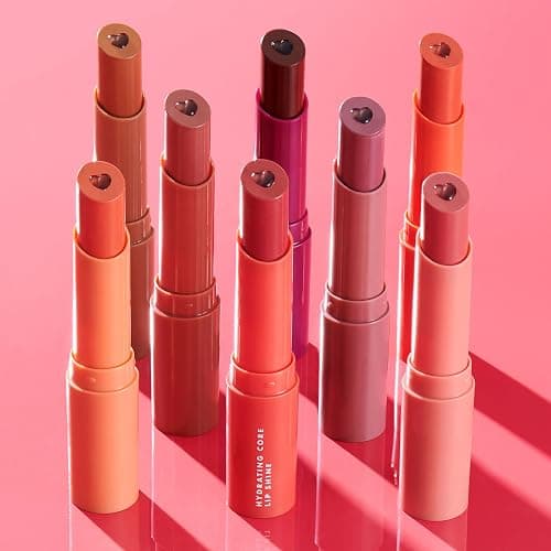 e.l.f. Hydrating Core Lip Shine, Lip Balm For A Sheer Tint Of Color & Soft Shine, Made With Nourishing Vitamin E, Vegan & Cruelty-Free, Ecstatic thumbnail 7