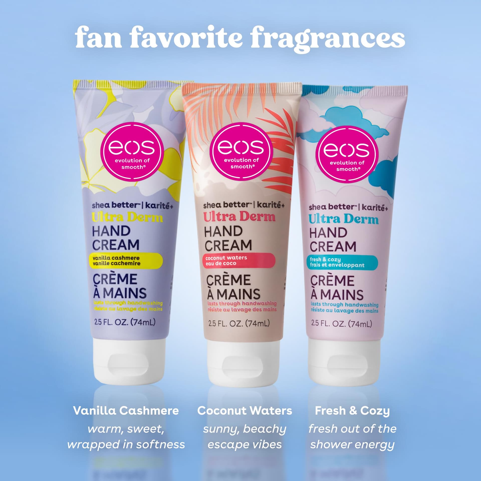 eos Shea Better Hand Cream - Vanilla Cashmere | Instant Hydration + Lasting Protection | 2.5 oz thumbnail 6