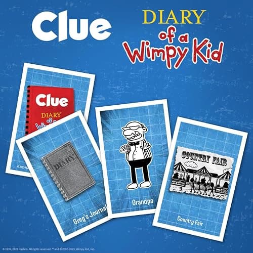 CLUE: Diary of a Wimpy Kid | Solve The Mystery in This Officially-Licensed Collectible Clue Game Featuring Characters & Locations from The Popular Book Series Diary of a Wimpy Kid thumbnail 8