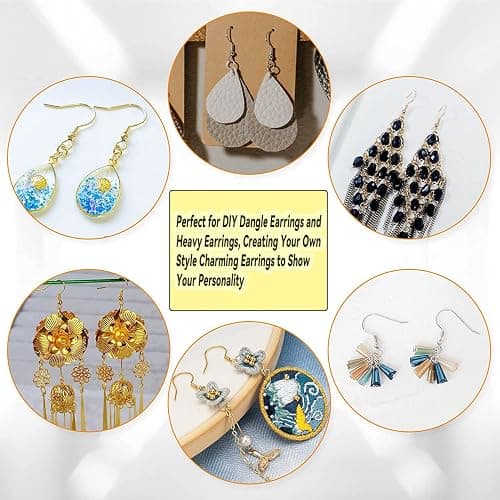600Pcs Hypoallergenic Earring Hooks, Antique Bronze Earring Making Kit, Supplies with Earring Backs and Jump Rings for Jewelry Making (Bronze) thumbnail 6