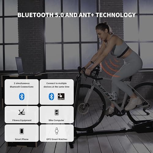 COOSPO Heart Rate Monitor Chest Strap H9Z, HRM Bluetooth 5.0 ANT+,Heart Rate Monitor Chest Sensor with Rechargeable Battery thumbnail 5
