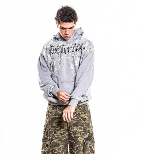Affliction Men's Pullover Hoodie,Graphic Design, Long Sleeve thumbnail 5