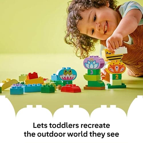 LEGO DUPLO Town Creative Garden & Flowers Building Toy Playset - Preschool Learning and Educational Flower Toy for Toddlers, Boys and Girls, Ages 2+ - Baby Gift Idea - 10444 thumbnail 5