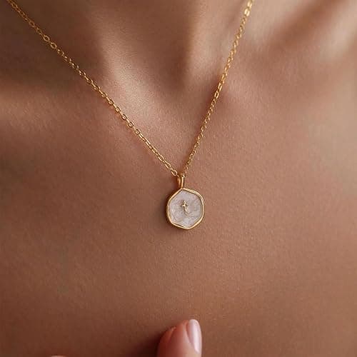 SERYNOW Small Cross Necklace for Women, Dainty 14K Gold Plated Cross Pendant Necklace, Everyday Simple Cross Charm Choker Minimalist Religious Jewelry Cute Trendy Gifts thumbnail 3