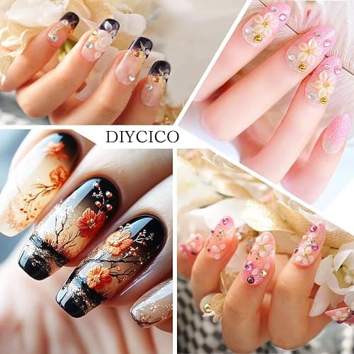Nail Art Tools 27Pcs Set,Nail Art Brush,Resin Nail Art Palette,5 Pcs Nail Art Sculpture Pen,2-way Acrylic Silicone Engraving Pen Dotting Pen Tools Nail Art Kit for Nail Art DIY thumbnail 6