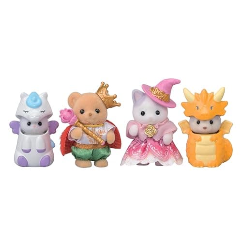 Calico Critters Fantastical Fairytale Friends Set, 4 Collectible Doll Figures with Accessories - Image 1