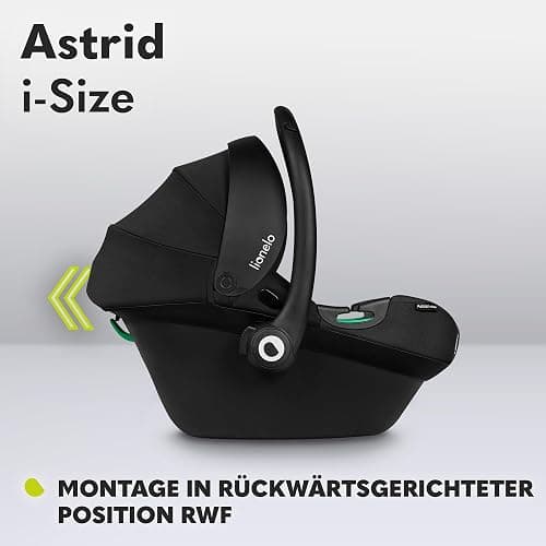 Lionelo ASTRID i-Size Baby Autositz 40-87 cm, Babyschale Gruppe 0+, Rückwärtsgerichtete Montage, 3-Punkt-Sicherheitsgurt Seitenschutz, Sitzeinlage Dri-Seat thumbnail 4