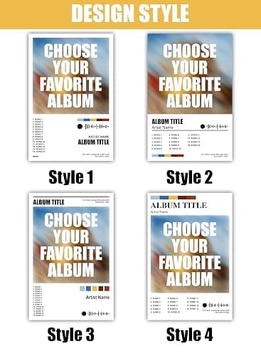 MAKE IT JACK JOHNSON Custom Album Poster with Personalized Tracklist, Music Cover Wall Art Print, Unique Song List Artwork for Home Décor, Modern Aesthetic Room Decoration, Personalized Gift for Music Lovers - #1 thumbnail 5