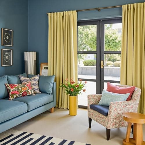 Lazzzy Light Green Velvet Curtains 96 Inches Long Thermal Insulated Drapes for Bedroom Living Room Darkening Window Treatments Rod Pocket 2 Panels, Citron thumbnail 8
