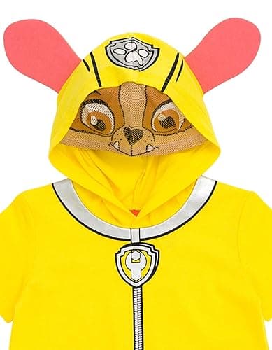 Paw Patrol Chase Skye Rubble Marshall Cosplay T-Shirt and Bike Shorts French Terry Outfit Set Toddler to Big Kid thumbnail 7