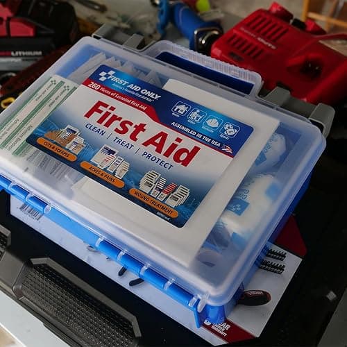 First Aid Only 91248 OSHA-Compliant First Aid Kit, All-Purpose 50-Person Emergency First Aid Kit for Business, Worksite, Home, and Car, 260 Pieces thumbnail 7