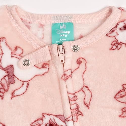 Disney Minnie Mouse Baby Girls Fleece 2 Pack Woobie Coveralls Newborn to Infant Sizes (Newborn - 24 Months) thumbnail 4