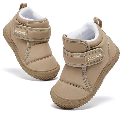 MORENDL Toddler Snow Boots Baby Booties Infant Winter Shoes First Walking Shoes thumbnail 3